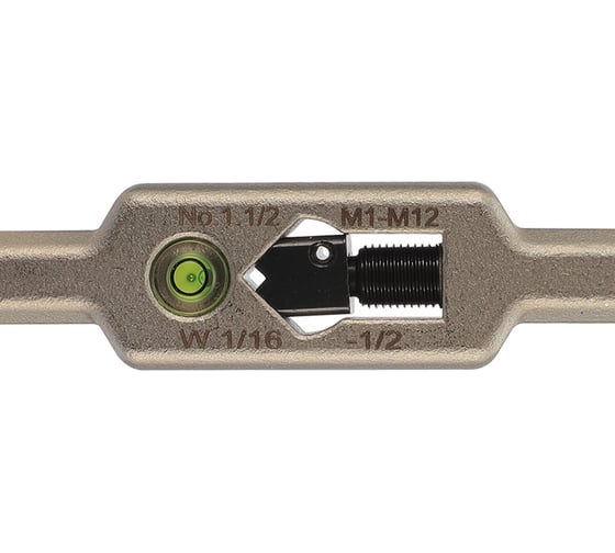 Вороток для метчиков H-Tools №1.5 M1-M12 (2.1-8мм) 175мм DIN1814 INOX (с уровнем) 08802040