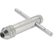 Вороток для метчиков с трещоткой M5-M12(4.9-8.0мм) 100мм (с уровнем) H-Tools 00612130