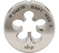 Плашка коническая NKP R(BSPT) 1/4-19 DINEN24230, HSSE, 55 38x14 мм 121001-N1-3427