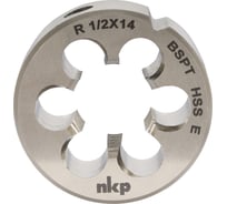 Плашка коническая NKP R(BSPT) 1/2-14 DINEN24230 HSSE 55 45x18мм 121001-N1-3431