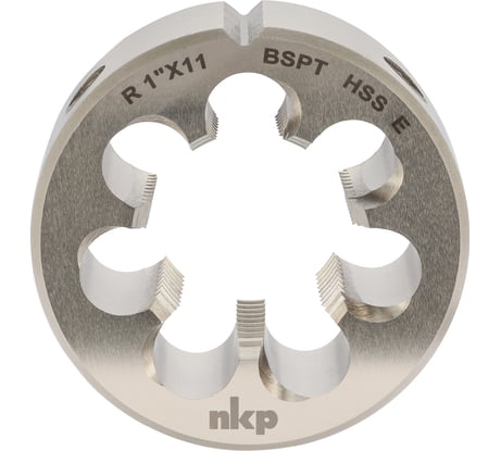 Плашка коническая NKP R(BSPT) 1,0-11 DINEN24230 HSSE 55 65x25мм 121001-N1-3439