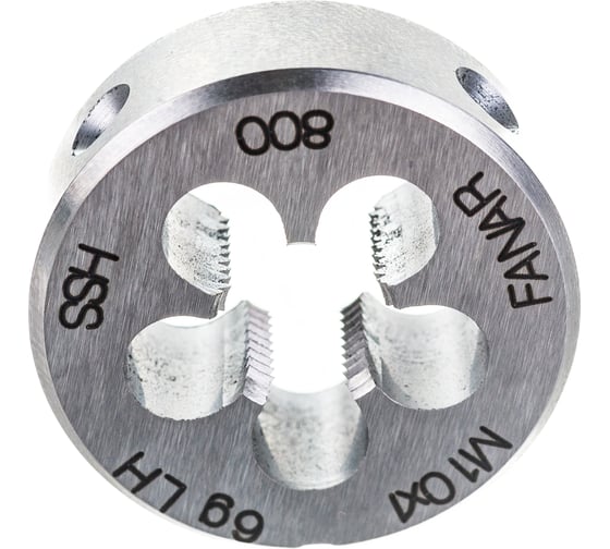 Плашка FANAR круглая, левая, М 10 х 1,0 6g LH HSS DIN 22568/N1-111001-0103/ 037713 1