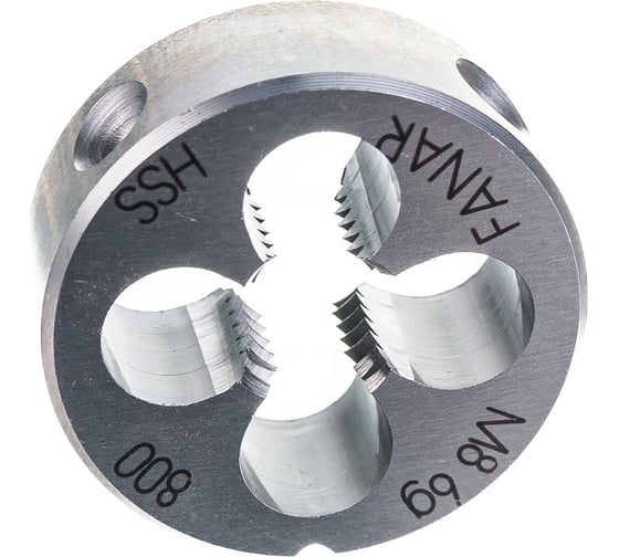 Плашка FANAR круглая, М 8 х 1,25 6g HSS DIN 22568/N1-121001-0080/ 037700 1