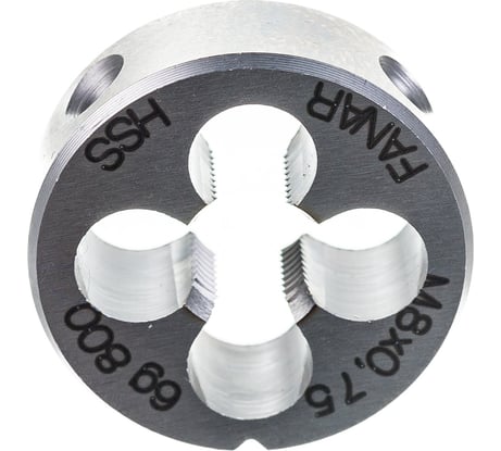 Плашка FANAR круглая, М 8 х 0,75 6g HSS DIN 22568/N1-121001-0082/ 037704