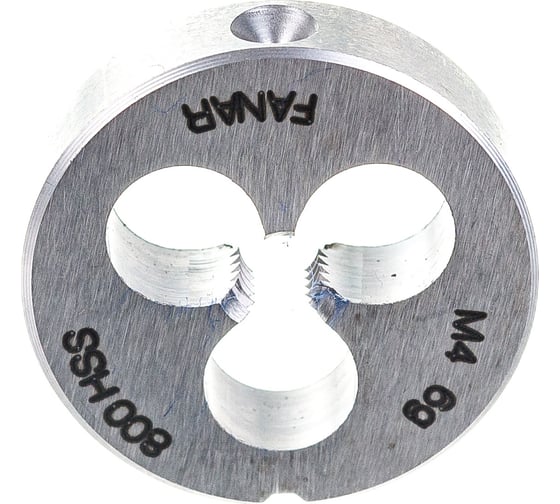 Плашка FANAR круглая, М 4 х 0,7 6g HSS DIN 22568/N1-121001-0040/ 037678