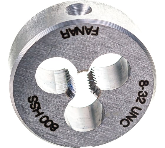 Плашка FANAR круглая UNC Nr.8 - 32  HSS DIN 22568/N1-121001-4108/ 037797