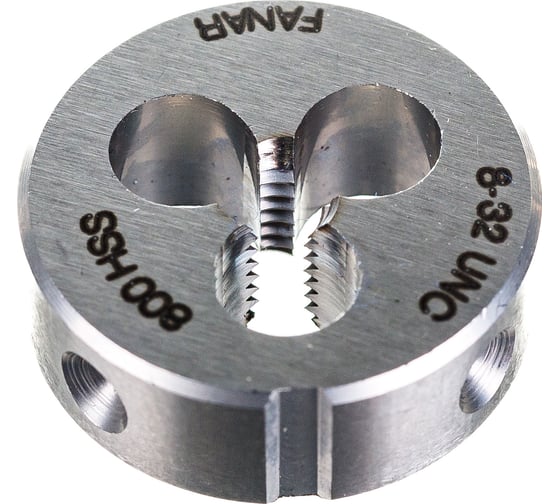 Плашка FANAR круглая UNC Nr.8 - 32  HSS DIN 22568/N1-121001-4108/ 037797