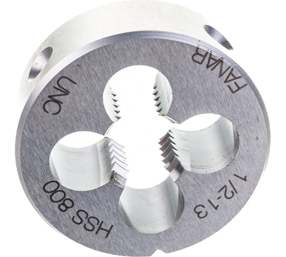 Плашка FANAR круглая UNC 1/2 - 13  HSS DIN 22568/N1-121001-4131/ 037804 1
