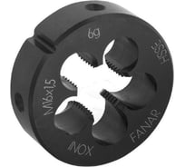 Плашка для труднообрабатываемых сталей FANAR М 16x1,5 6g HSSE INOX DIN 22568/N2-188001-0165/