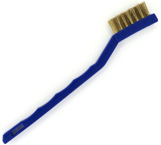 Щетка ручная 3-х рядная EuroBrush 170х33х12 мм, ворс гофр латунь 0,20 13-076 EB-XBB2