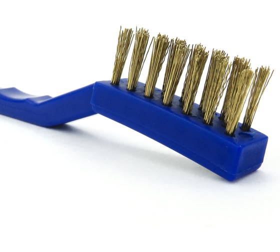 Щетка ручная 3-х рядная EuroBrush 170х33х12 мм, ворс гофр латунь 0,20 13-076 EB-XBB2