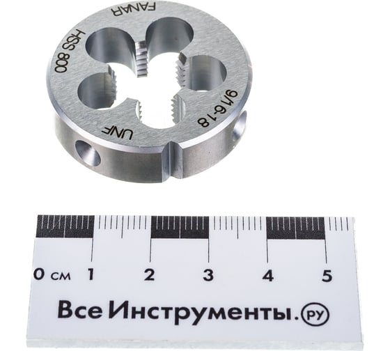 Плашка FANAR UNF 9/16 - 18 HSS DIN 22568/N1-121001-4232/ 037821