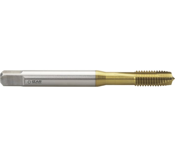 Метчик машинный IZAR М10x1,5 6H DIN-371-B тип 3120 HSSE TiN по стали и нерж. стали /28051/ 25382