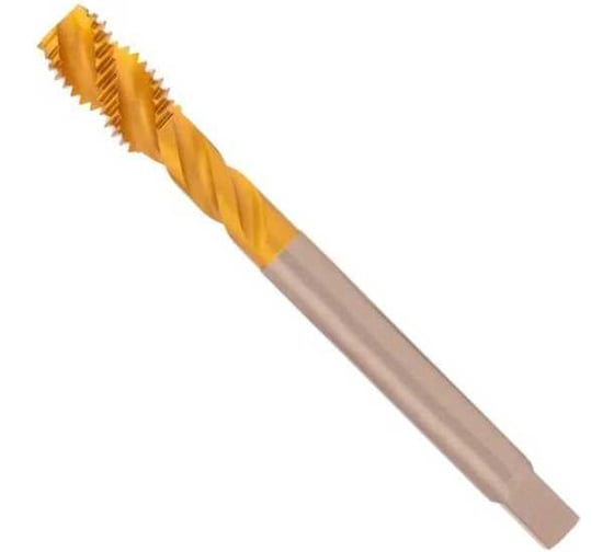 Метчик машинный H-Tools с винтовой канавкой, UNC №12 - 24, DIN371, HSSE-TiN R45 a=4,9 74712ETHT 1