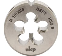 Плашка коническая NKP R(BSPT) 1/8-28 DINEN24230 HSSE 55 30x11мм 121001-N1-3423