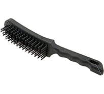 Металлическая ручная щетка TUNDRA пластиковая рукоятка, 6-рядная 1032385