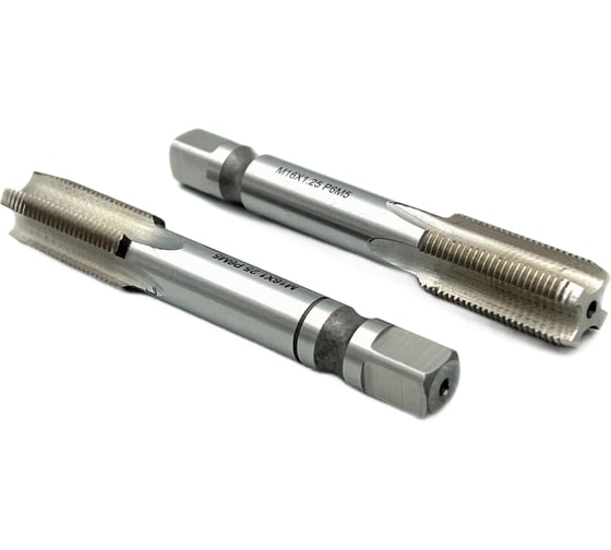 Машинно-ручной метчик TORNERI М16х1.25 комплект из 2-х штук Р6М5 038097