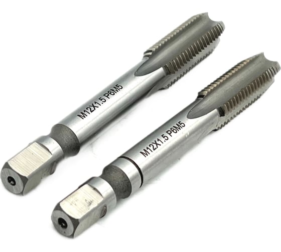 Машинно-ручной метчик TORNERI М12х1.5 комплект из 2-х штук Р6М5 019800