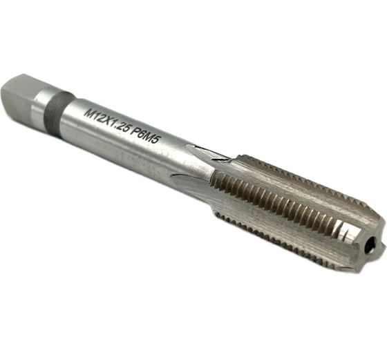 Машинно-ручной метчик TORNERI М12х1.25 Р6М5, для глухих отверстий 028755