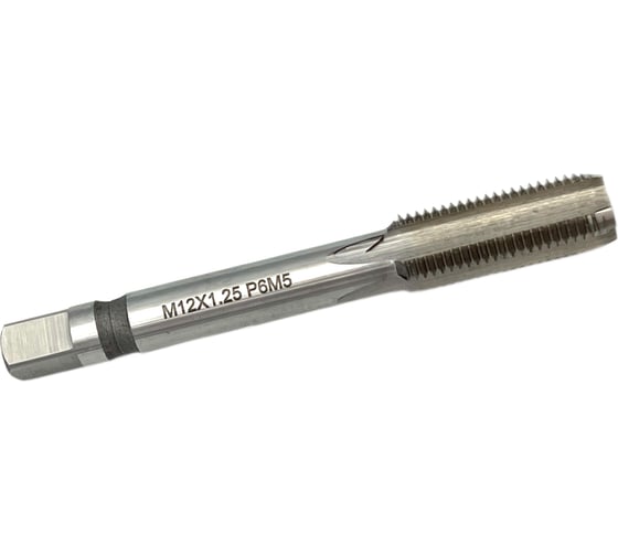 Машинно-ручной метчик TORNERI М12х1.25 Р6М5, для глухих отверстий 028755