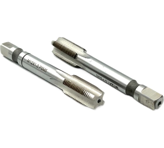 Машинно-ручной метчик TORNERI М12х1 комплект из 2-х штук Р6М5 028717