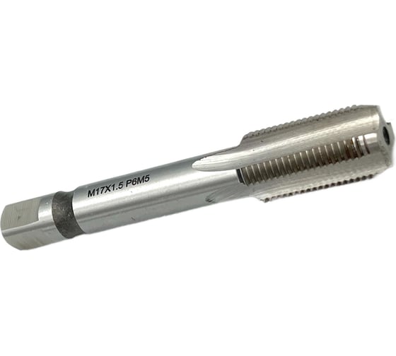 Машинно-ручной метчик TORNERI М17х1.5 Р6М5, для глухих отверстий 038193 1
