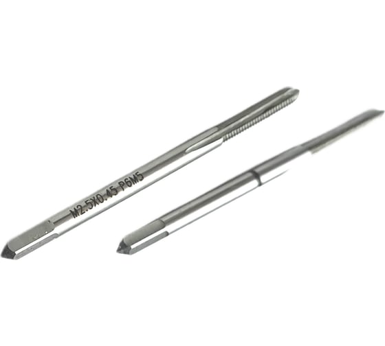 Машинно-ручной метчик TORNERI М 2.5х0.45 комплект из 2-х штук Р6М5 019792