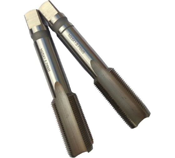Машинно-ручной метчик TORNERI М25х1.5 комплект из 2-х штук Р6М5 038169