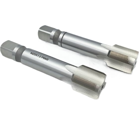Машинно-ручной метчик TORNERI М25х1 комплект из 2-х штук Р6М5 038168