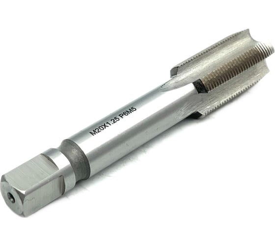 Машинно-ручной метчик TORNERI М20х1.25 Р6М5, для сквозных отверстий 038196
