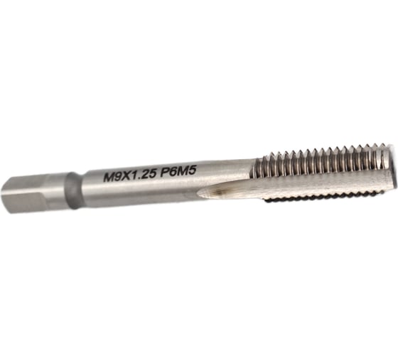 Машинно-ручной метчик TORNERI М 9х1.25 Р6М5, для глухих отверстий 019759