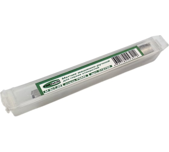 Машинно-ручной метчик TORNERI М 9х1.25 Р6М5, для глухих отверстий 019759