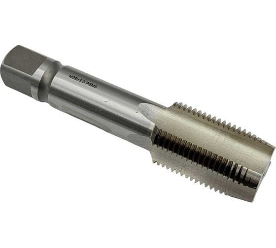 Машинно-ручной метчик TORNERI М39х3 Р6М5, для сквозных отверстий 037939