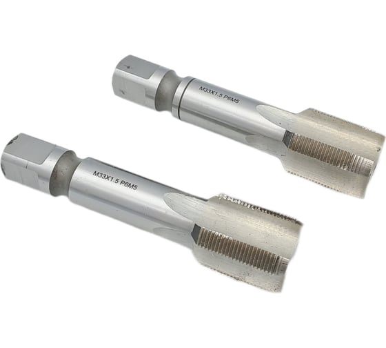 Машинно-ручной метчик TORNERI М33х1.5 комплект из 2-х штук Р6М5 024350
