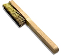 Щетка ручная Lessmann 225х20х110мм, 4-х рядная, латунь 0,15мм 126411