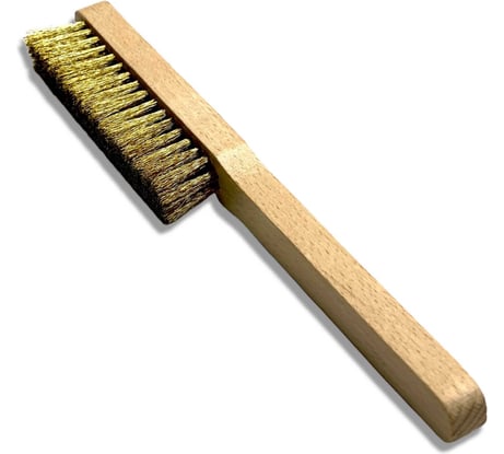 Щетка ручная Lessmann 225х20х110мм, 4-х рядная, латунь 0,15мм 126411