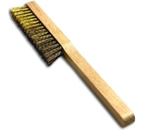 Щетка ручная Lessmann 225х16х110мм, 3-х рядная, латунь 0,15мм 126311