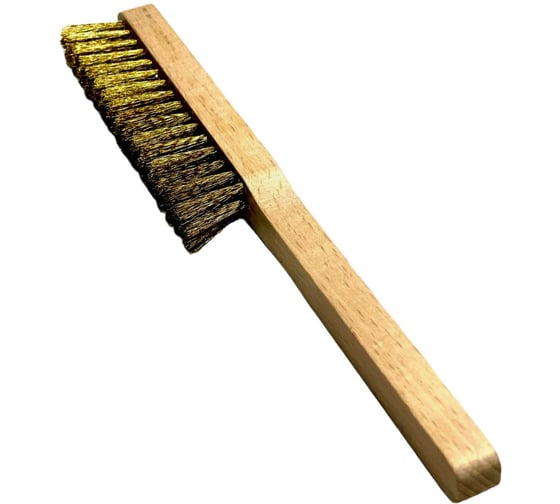 Щетка ручная Lessmann 225х16х110мм, 3-х рядная, латунь 0,15мм 126311