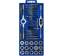 Набор метрических метчиков и плашек КОБАЛЬТ 40 предметов, кейс 920-162