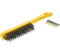 Щетка металлическая Эврика 5х15 рядная ручная, стальная проволока 0,3мм ER-53515 724877