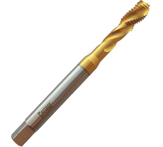 Метчик машинный Partner HSSE, DIN371, для гл. отв., M8x0.75 (Серия 315) 315082 1