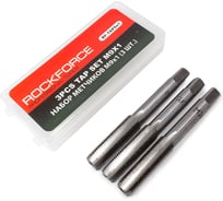 Метчик Rockforce M9x1 (3шт), в пластиковом футляре RF-TAP9x1(10039)