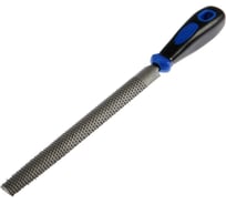 Рашпиль TUNDRA сталь У10, полукруглый, пластиковая рукоятка, 200 мм 5352369