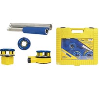 Набор клуппов МАМОНТ 1/2", 3/4", 1", 1 1/4" для нарезания резьбы с плашкодержателем и трещоткой 30501001