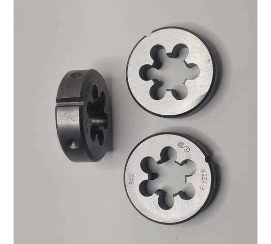 Плашка ОТ М 22x1.5 (Ф55), 9ХС, 6g 00-00000541