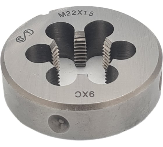 Плашка ОТ М 22x1.5 (Ф55), 9ХС, 6g 00-00000541