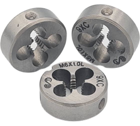 Плашка ОТ М 6x1.0 (Ф20), 9ХС, 6g левая 00-00000678