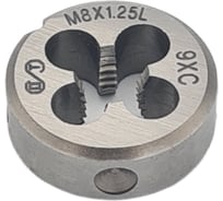 Плашка ОТ М 8x1.25 (Ф25), 9ХС, 6g, левая 00-00000679