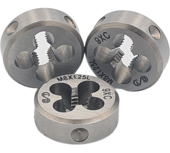 Плашка ОТ М 8x1.25 (Ф25), 9ХС, 6g, левая 00-00000679