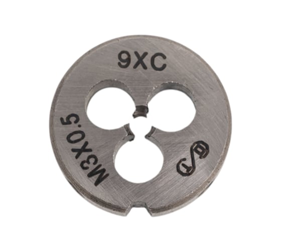 Плашка ОТ М 3x0.5 (Ф20), 9ХС, 6g 00-00000072 1